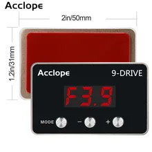 [Прямая Продажа с фабрики] Автомобильный электронный контроллер дроссельной заслонки, красный светодиодный Pedalbooster команды для изменения