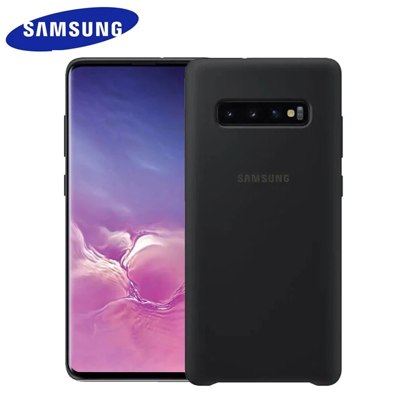 S10 чехол силиконовый чехол для samsung Galaxy S10e чехол шелковистый мягкий на ощупь чехол S10 plus чехол для телефона чехол