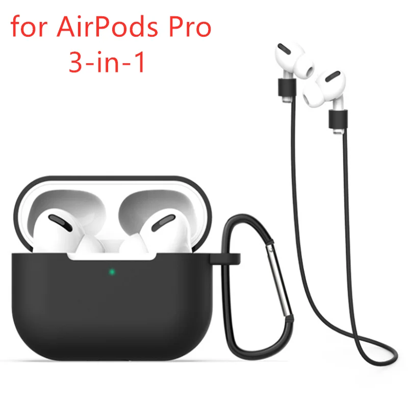 Мягкий силиконовый чехол для наушников Apple Airpods Pro Air Pods 3 Airpodspro|Аксессуары