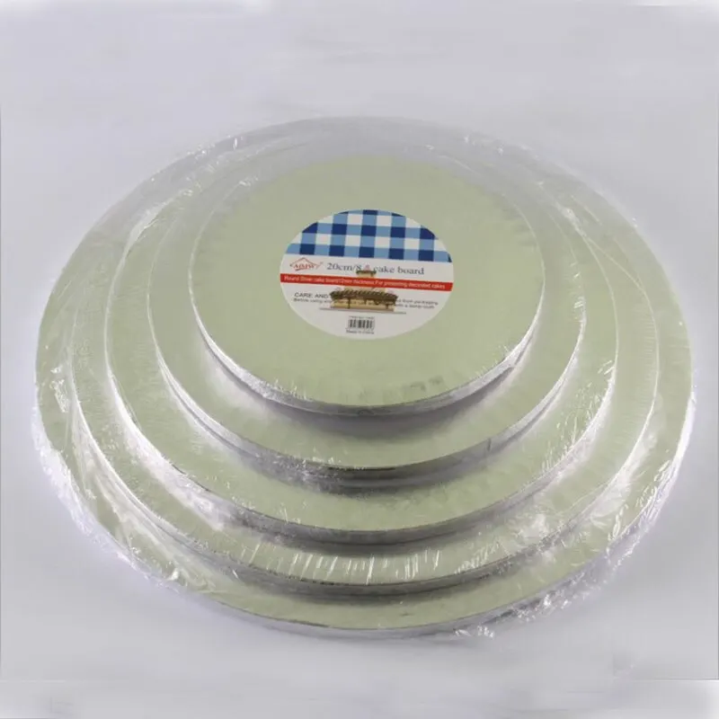 Round Cake Board Transfer Board Cake Baking Tools  8 /10/ 12 /14 /16 Inches Circle Bases Wedding Birthday Party Events Accessory
