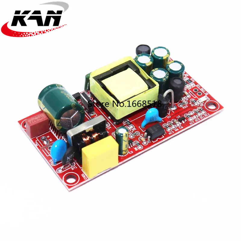 

12V 1A / 5V1A fully isolated switching power supply module / 220V turn 12V 5V dual output / AC-DC module