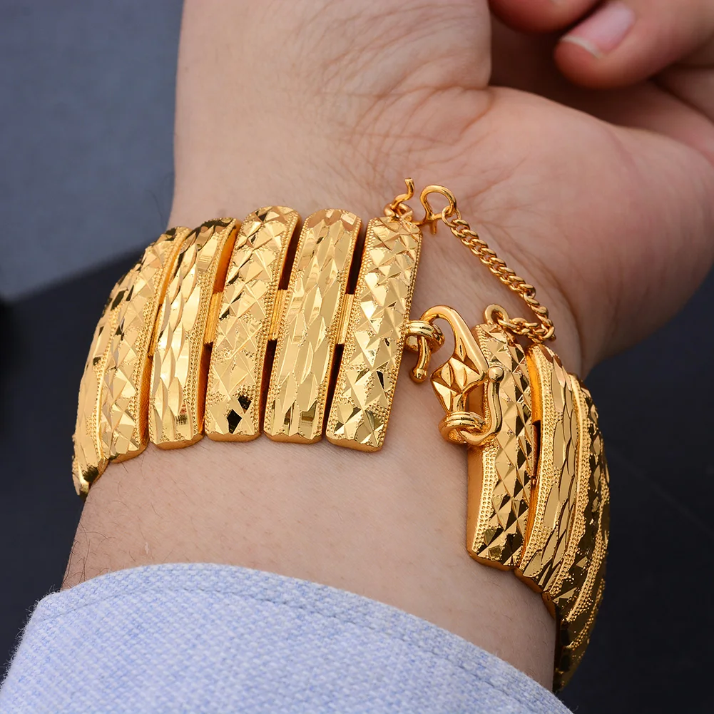 Buy One Gram Gold Guarantee Daily Use Chain Type Hand Bracelet Design Online