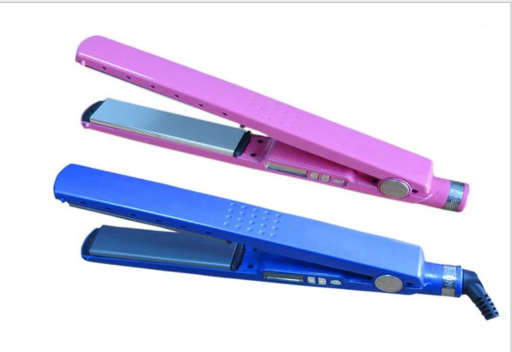 

P69 Foreign Trade Narrow Version of Hair Straightener Liquid Crystal Thermostat Hair Straightener 1/4-Roll Straight Dual Purpose