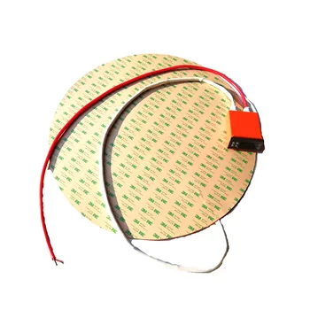 

Diameter 600*1.5mm 100V 1400W Round Silicone Heater with digital thermostat 1000mm lead wire