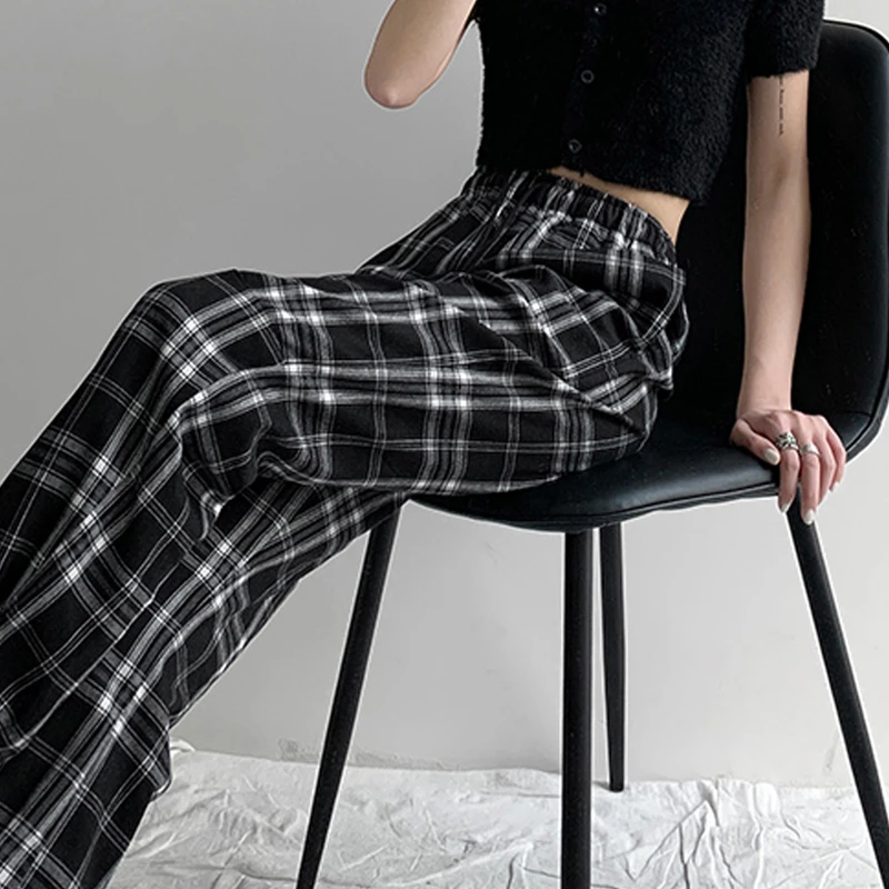 Tight Plaid Pants Womens