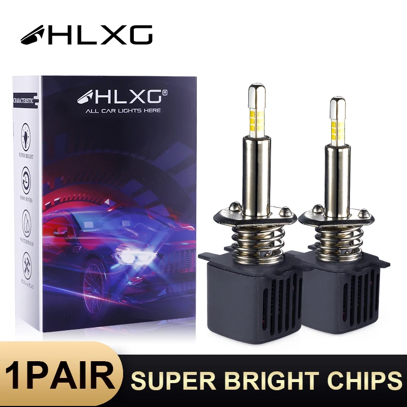HLXG h7 led 40 Вт 10000LM Mini SAMSUNG CHIPS H4 H1 LED H8 H11 9006 HB4 9005 HB3 Авто лампа 360 ° 4 стороны 12V лампы