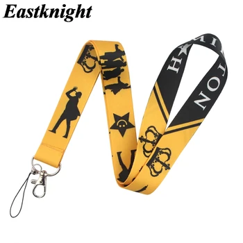 

K1349 Wholesale 20pcs/lot Broadway musical Hamilton Lanyards Neck Strap Phone Keys ID Card Holder Lanyard For Keys Hanging Rope