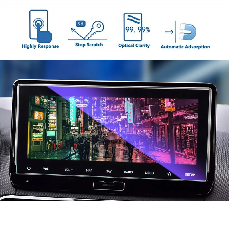 

For Hyundai Lafesta 2019 2020 Car Screen Navigation Touchscreen Protector Tempered Glass Protetive Film