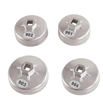

Premium Aluminum Alloy Cap Oil Filter Wrench Car Hand Tool Housing Tool Remover for BTW /Chery /Golf Dropship