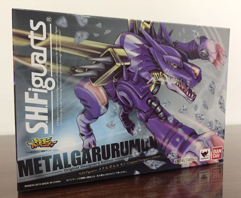 Эксклюзивная Фигурка BANDAI Tamashii нация S. H. Figuarts(СВЧ)-металлический Garurumon- дизайнерский выпуск