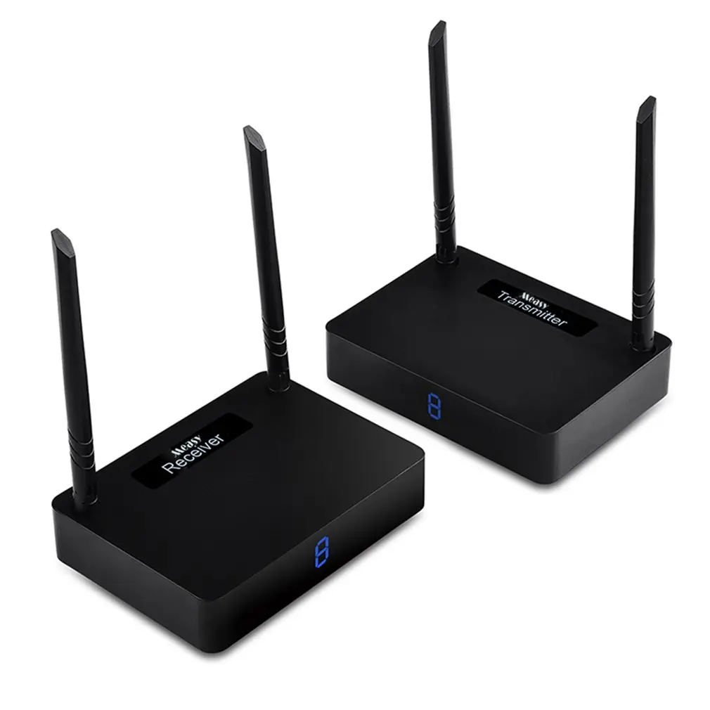 

New HD585 Wireless HDMI Transmitter Receiver Video 5.8 GHz 350m AV Sender Extender Set-top Box Sharing With IR Remote Cable