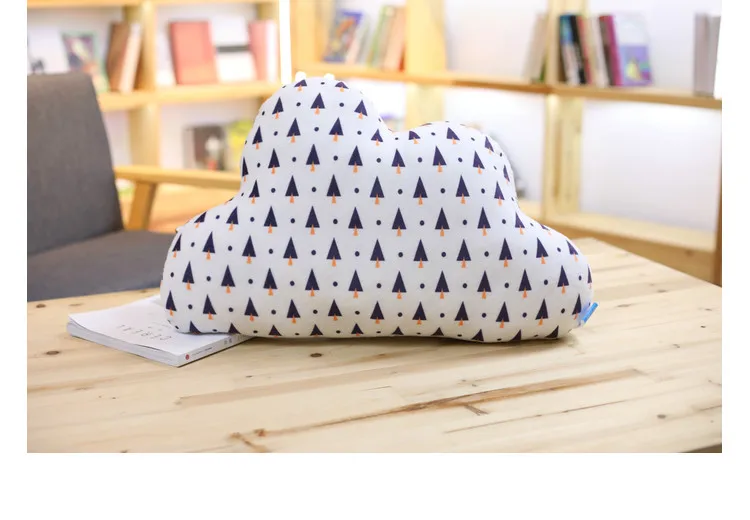 1 шт. 55x30 см Kawaii мягкие красочные облака плюшевые подушки для детей детской украшения мягкий диван подушка игрушки подарок для девочки