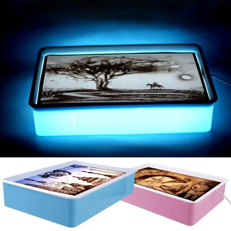 

Children Sand Painting Platform Parent-child Drawing Toy Early Educational Learning Sand Painting Toy For Children Bithday Gifts