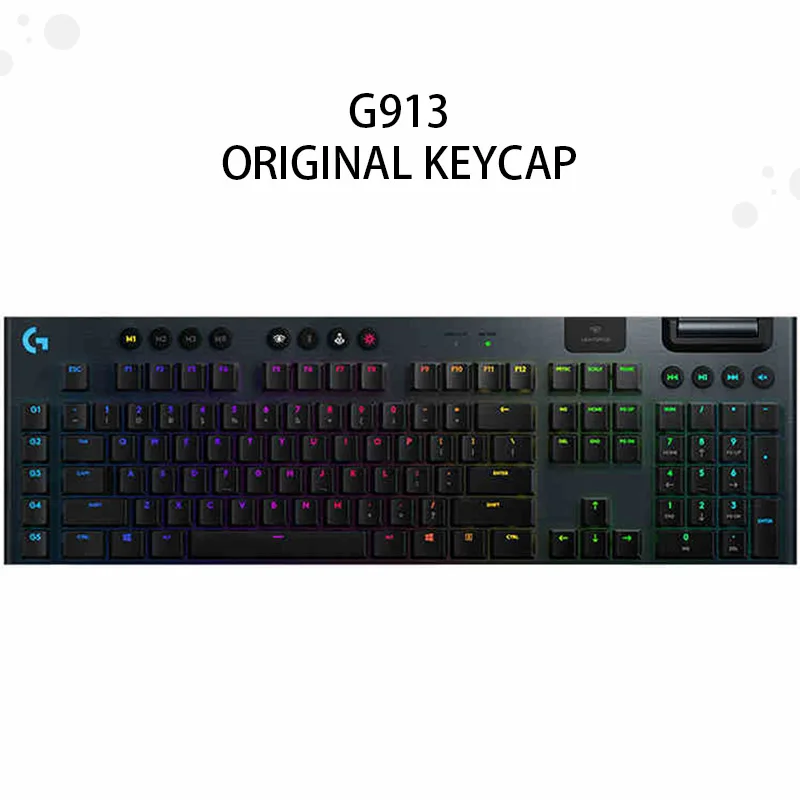 Logitech-Juste de clavier de jeu mécanique en silicone, protecteur de  bureau, 87 touches, G915, G913, TKL, G913, G813, 109 touches - AliExpress