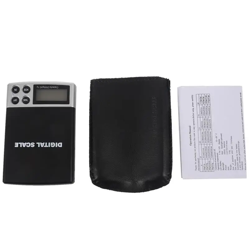 EASY-2000g/0,1 г Мини ЖК-дисплей Дисплей карманный электронный цифровой грамм ювелирные весы весом более 2 кг