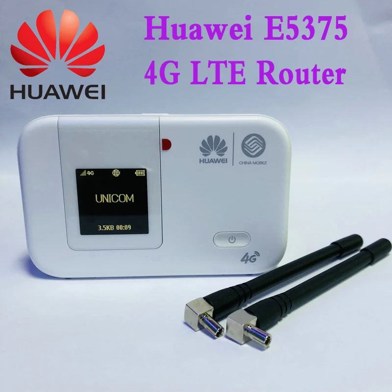 Móvel do Ponto Quente do Roteador Wifi com Antena Fdd de Huawei Roteador Lte 4g Tdd - E5375 1 4g tdd fdd de huawei e5375 4g lte wifi com antena