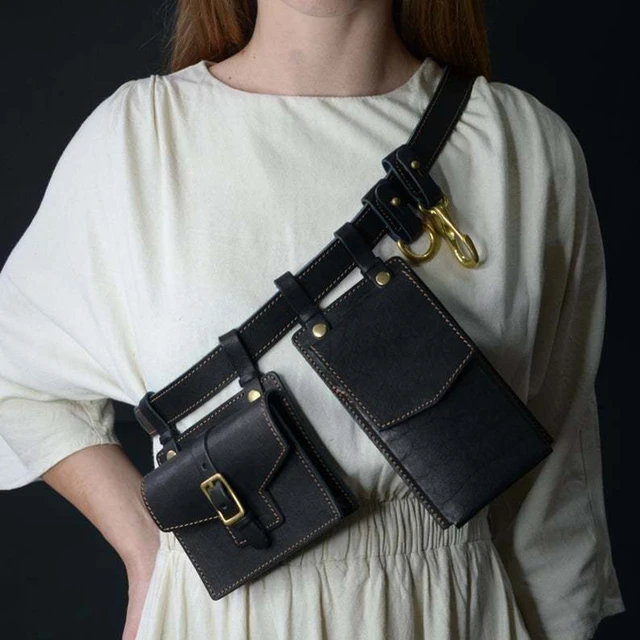 Leather Utility Belt, Crossbody Bag