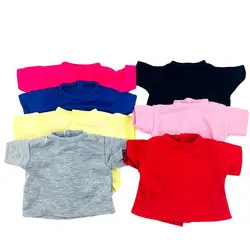 Одежда для кукол Schaaf, размер 43 см, Zapf18-Inch, американская кукла, однотонные топы для девочек, футболка, Лидер продаж