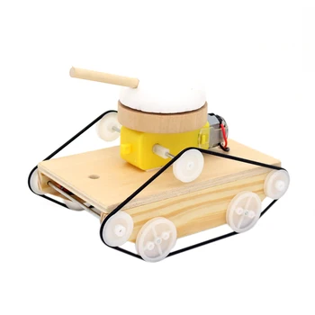

Diy Handmade Assemble Tank Cars Model Kits Science Invention Experiment Material Puzzle Educational Kids Toys For Children Gifts