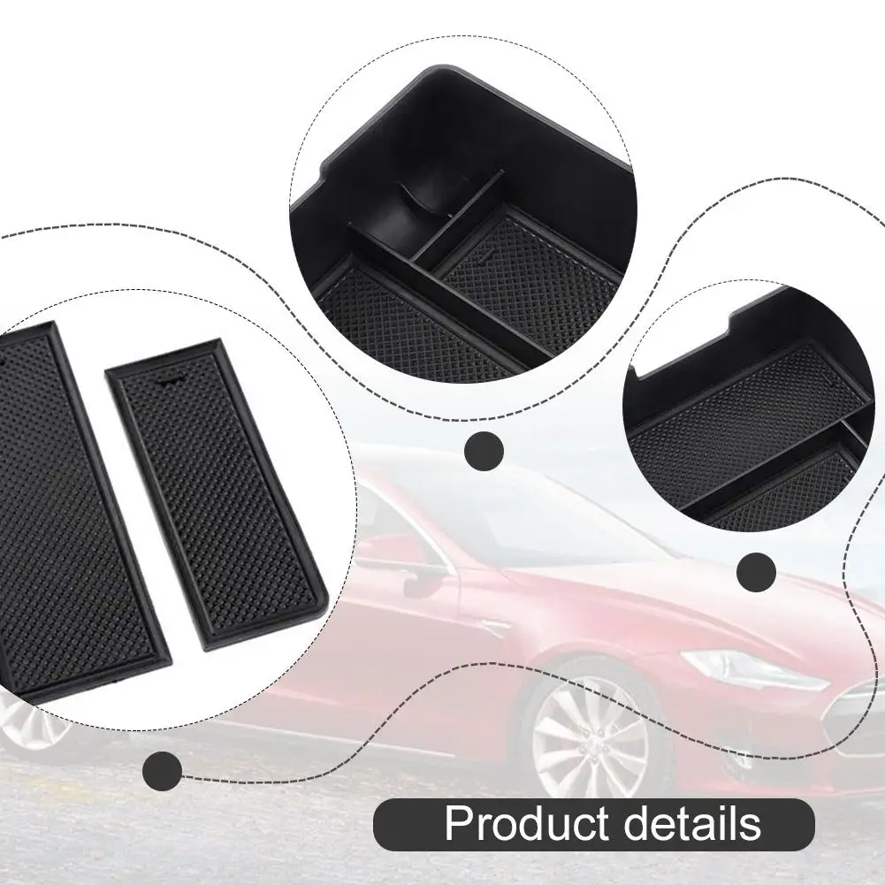 Organizador Coche центральная консоль лоток Органайзер подлокотник коробка для хранения авто контейнер бардачок для Tesla 3 портсигар чехол