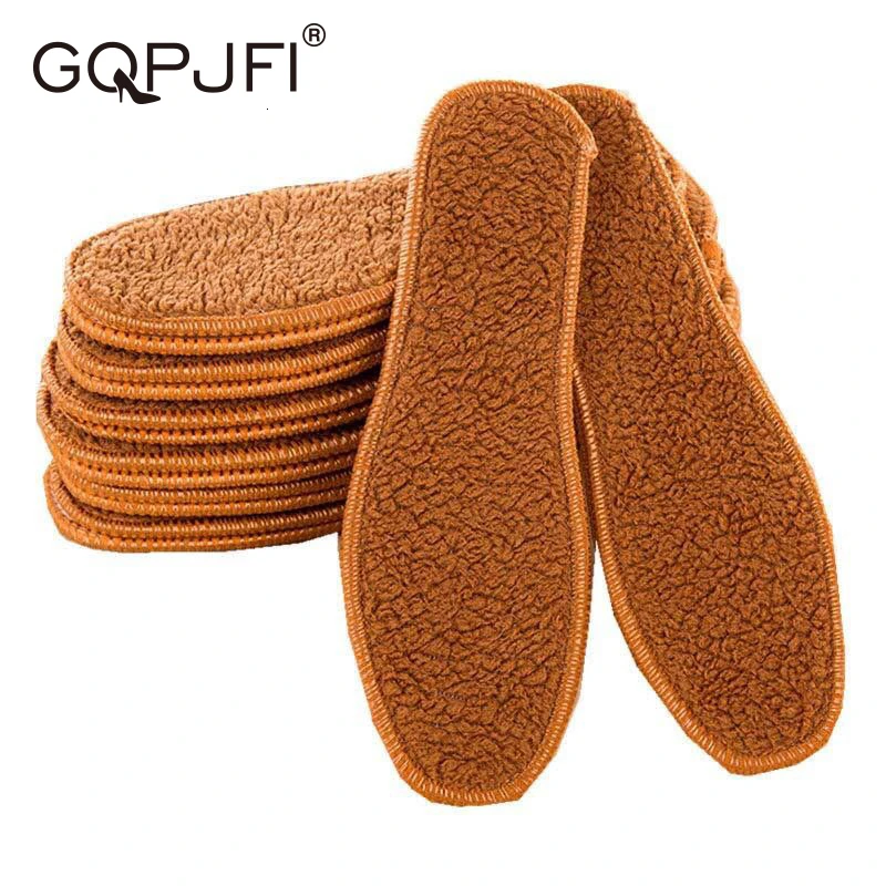 

Winter Thickening Plus Velvet Warm Insole Men And Women Deodorant Breathable Insole Fur One Alpaca New