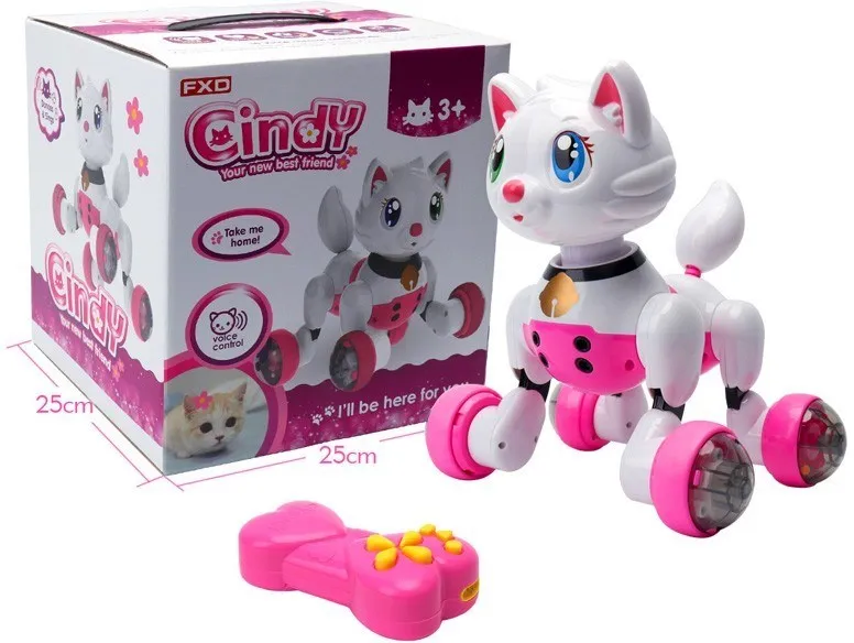 Радиоуправляемая интерактивная кошка Cindy- MG013