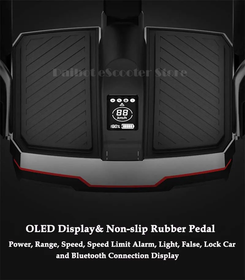 2019 New 19 Inch Smart Balance Electric Scooter Self Balancing Scooters Samsung Battery 2400W Fat Tire Adults Off Road Hoverbard (4)