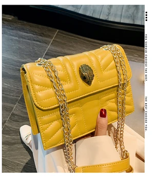 

TOP PU Leather Crossbody Chain Bags Women 2019 Travel Handbag Fashion Simple Shoulder Messenger Ladies Mini Flap Bag