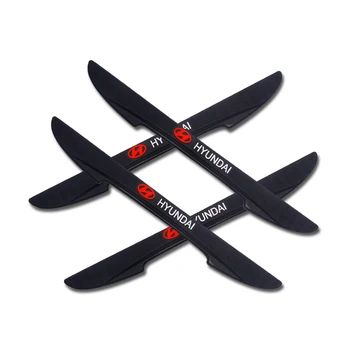 

4PCS New Styling Car Door Side Anti-collision Strip Stickers Decal For Hyundai Sonata Santa Fe Atos Galloper XG Coupe FX2.0
