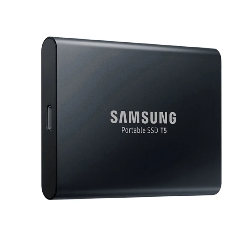 SAMSUNG T5 Portable SSD USB3.1 500GB 1TB External Solid State Disk Type-C HDD for Laptop - Цвет: Black