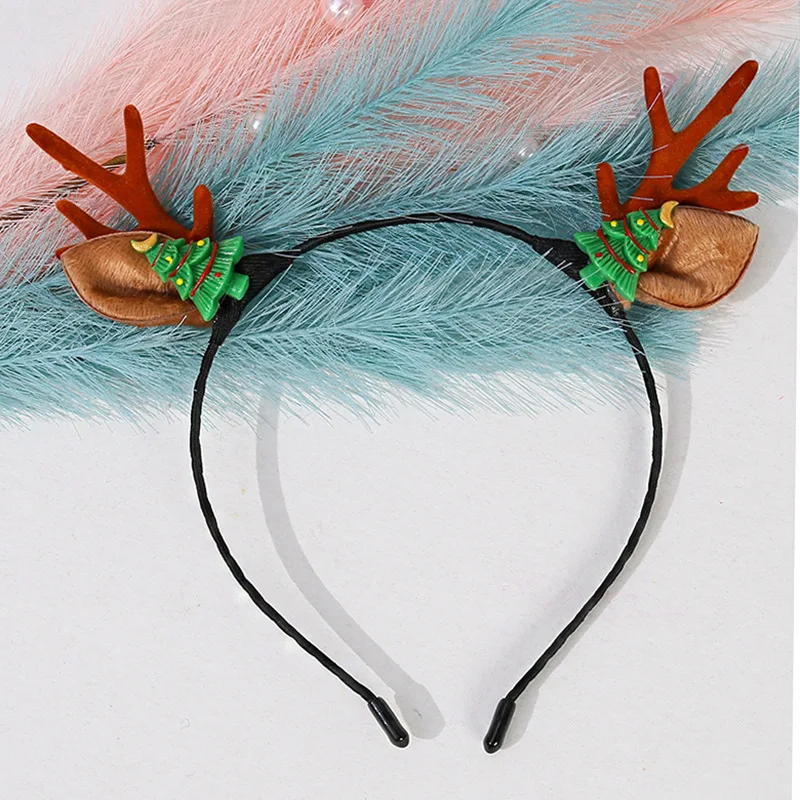 Hairband 3 Новинка года; рождественские заколки с рогами; заколка для волос для девочек; подарки; милые украшения для волос; заколка для волос; Детские Модные аксессуары для волос - Цвет: Hairband 3