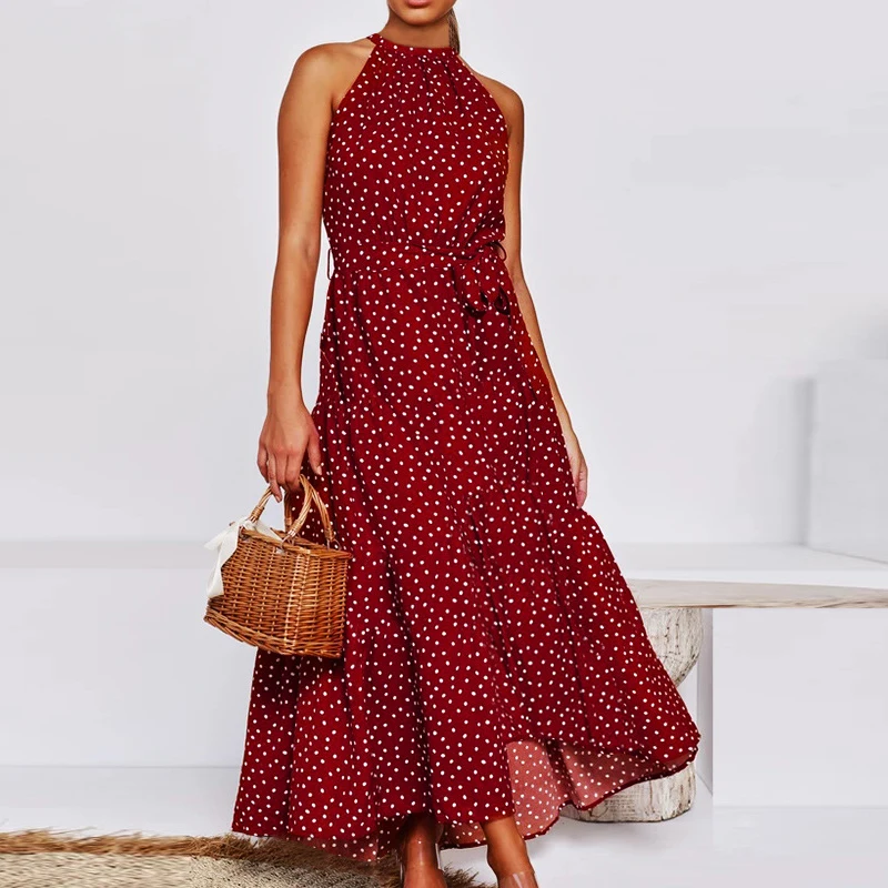 Женское летнее элегантное пляжное макси-платье 2020 сексуальное модное платье с