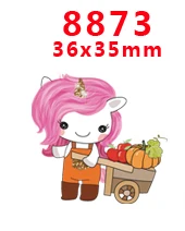 30 шт мультяшный персонаж плоское украшение из смолы PR 8873 - Цвет: 8873
