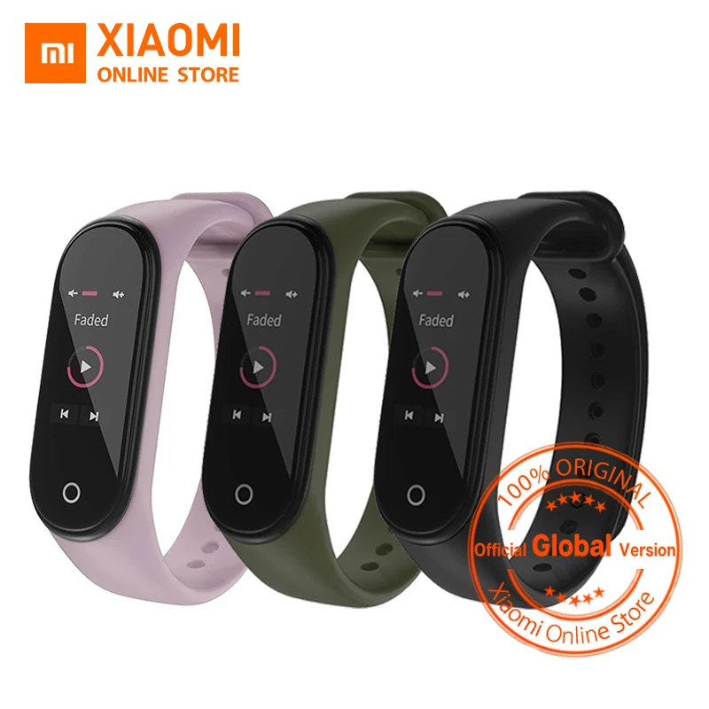 

Global Version Xiaomi Mi Band 4 Smart Bracelet AMOLED Screen Miband 4 Smartband Fitness Traker Bluetooth Sport Waterproof Smart