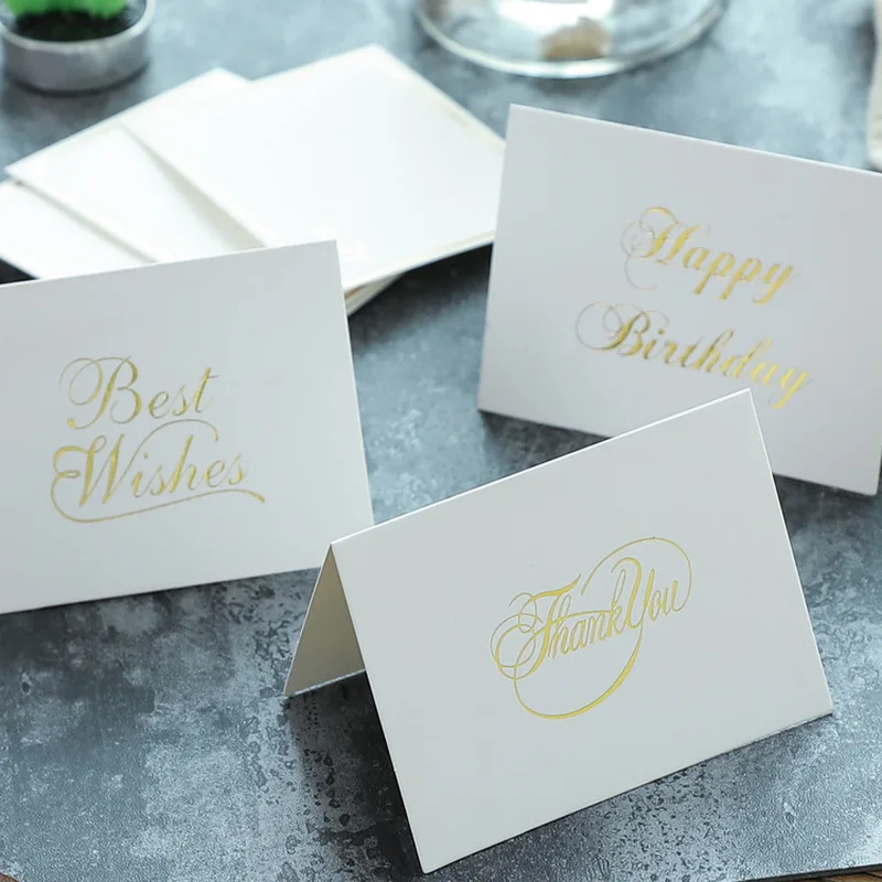 

2pcs Love Greeting Card Half-fold Heart-shaped Blessing Holiday Blessing Card Paper Birthday Invitations Envelopes Diy Postcard