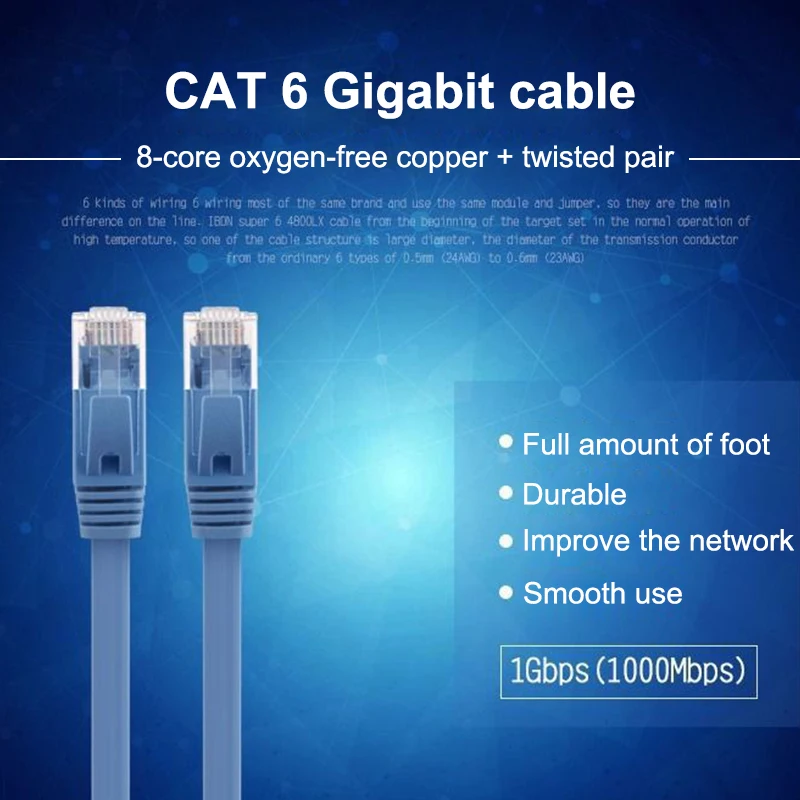 Ethernet кабель RJ45 Cat6 локальной сети 20 м 10 15 5 3 1 сетевой плоский маршрутизатор