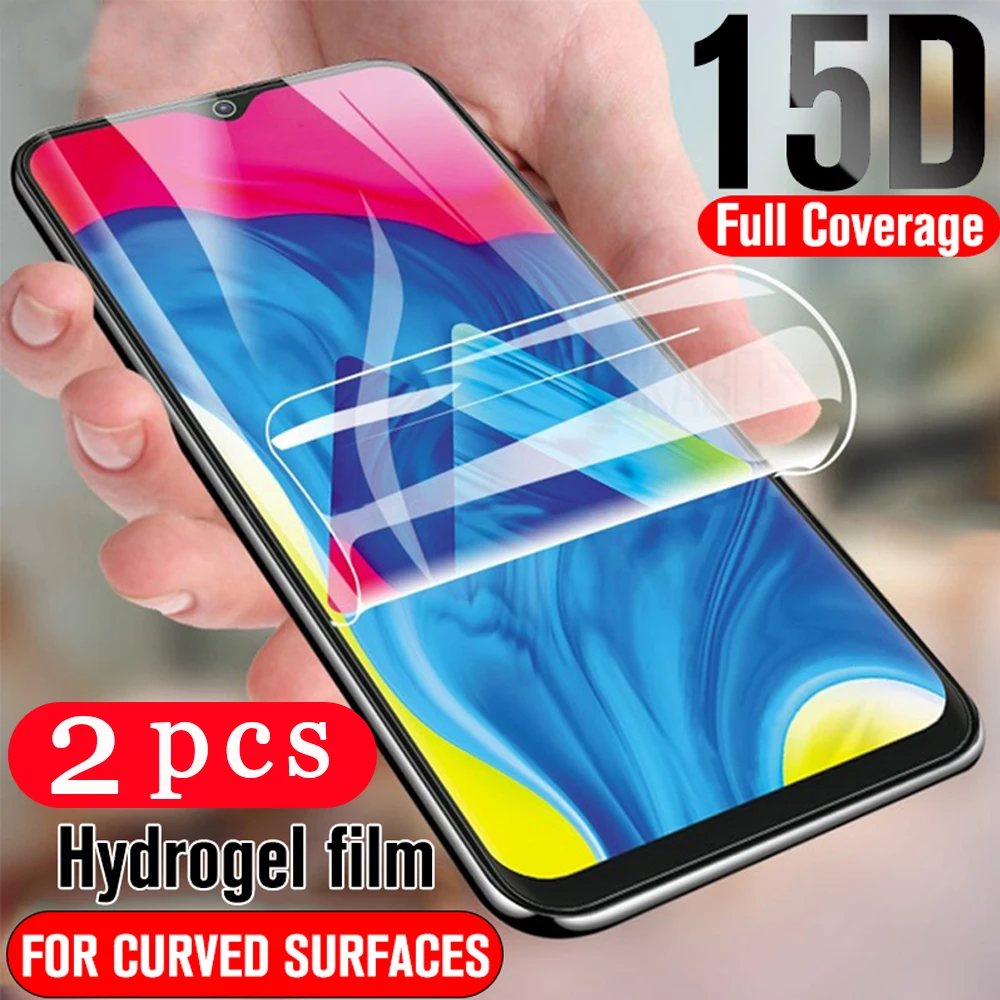 2 шт. чехол для huawei p smart plus 2019 2018 Гидрогелевая пленка Z Защитная защита экрана