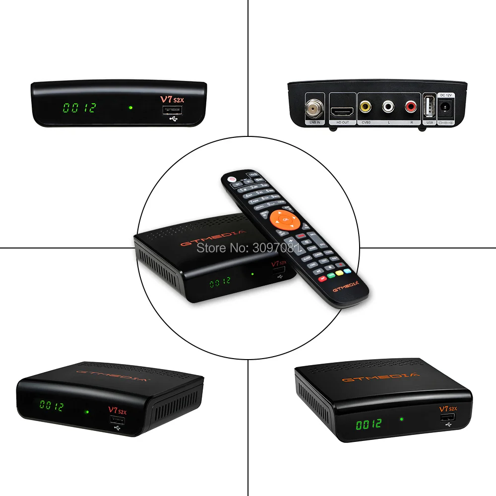 FHD DVB S2 GTmedia V7 S2X цифровой спутниковый ресивер обновленный gtmedia v7s hd 1080P приемник usb