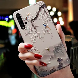 Elegant 3D Flower Embossed Art Case Cover - Galaxy A54 5G (1)