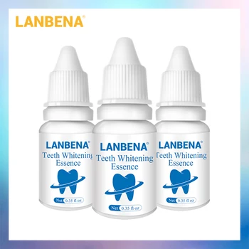 

LANBENA 3PCS Teeth Whitening Essence Powder Oral Hygiene Cleaning Serum Removes Plaque Stains Tooth Bleaching Dental Tools