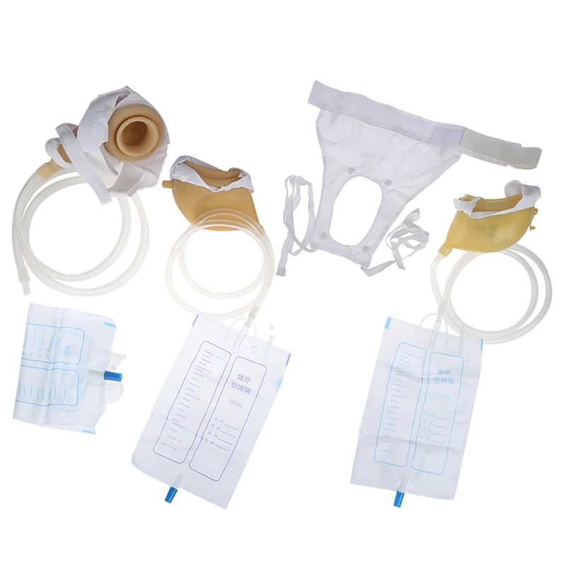 Urinal Pee Holder Collector Reusable Male Female Elder Urine Bag Urinary Incontinence Bedridden Patients Urination Catheter Bag