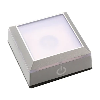 

LED Light Base Display Stand with 6 Lighting Modes Sensitive Touch Switch for 3D Crystal Statue Jewelry Glass Sculpture
