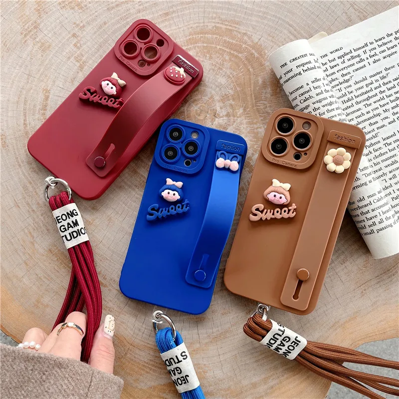 Luxury Designer For iPhone 11 12 13 Pro Max 6 7 8 Plus X XS Max XR SE 2 3  Cover 3D Bear New Phone Cases For Apple iPhone Series - AliExpress
