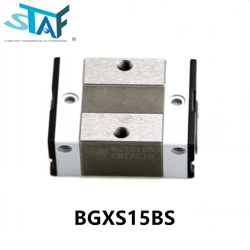 Original Taiwan STAF linear guide block BGXS15BS CNC router linear schiene slider wagen S15BS – Detail 1