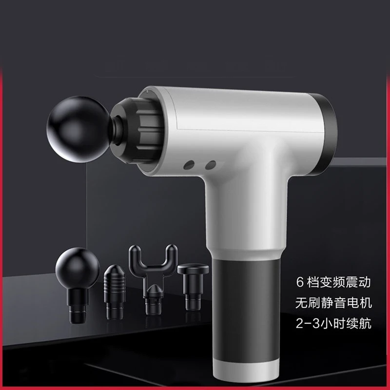 

Fascial gun household electric fitness Muscle Massager Massage gun whole body massage deep vibration impact fascial stick