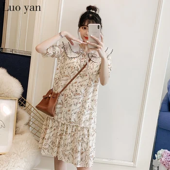 

5XL Plus Size Summer Chic Sweet Mini Sundress 2020 Floral Elegant Women Pleated Loose Dress Party Short Sleeve Bodycon Vestidos