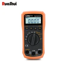 Ruoshui 71b gerador termopar tensão atual portátil sinal processo calibrador 4-20ma transmissor analógico fonte simulador