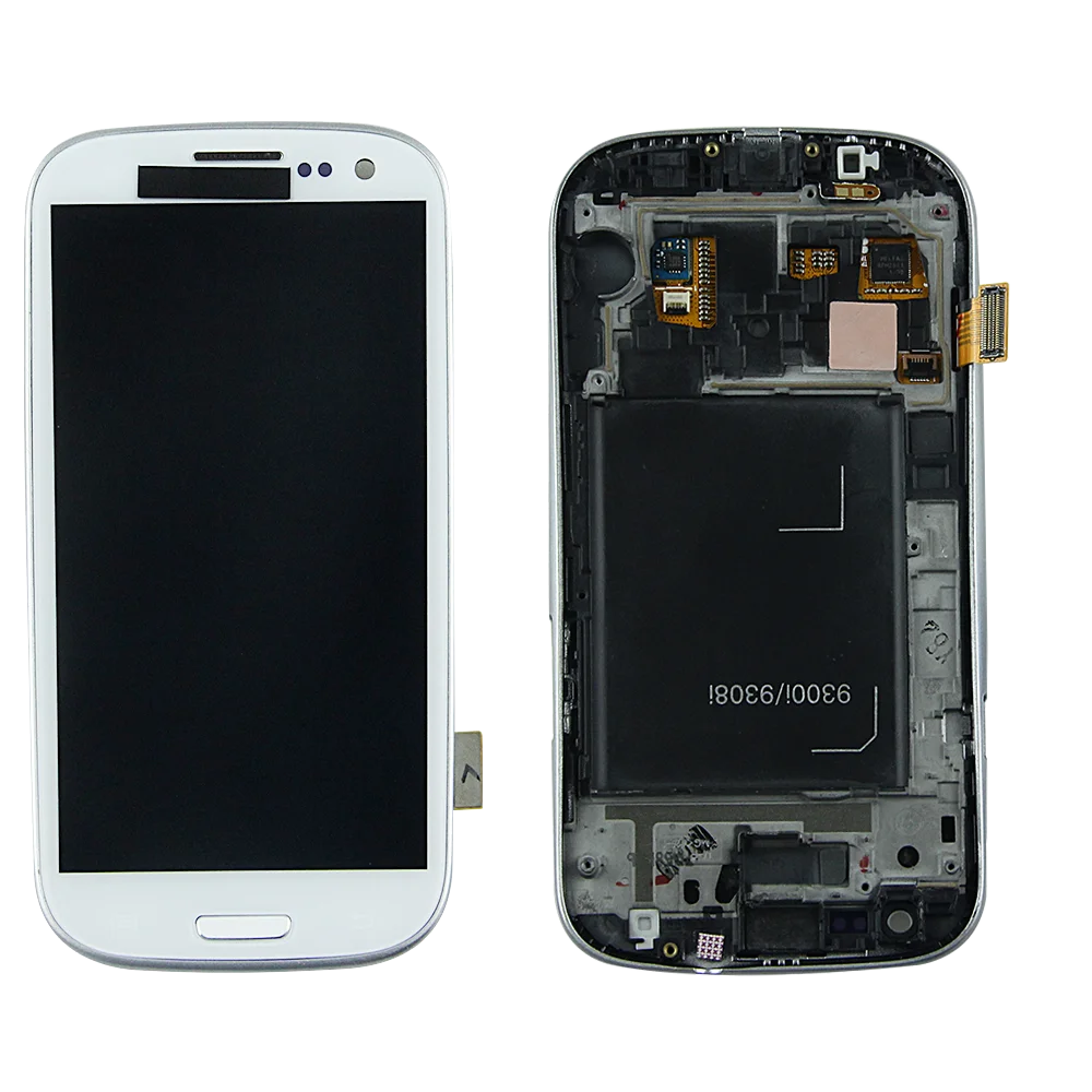 Display Lcd S3 Per Samsung Galaxy I9300 I9300I, Sostituzione Del Gruppo Digitalizzatore Touch Screen Con Cornice