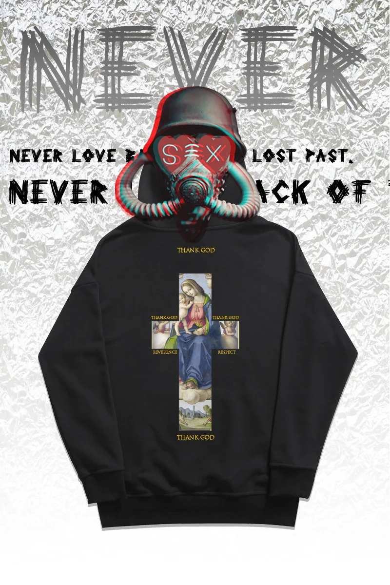 Sudaderas hombre, толстовка с капюшоном, Классическая, с рисунком Рафаэля, маслом, для девственницы и ребенка, толстовки с принтом «I HAVE MY HAPPINESS»