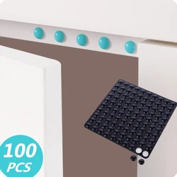 Door Stopper Silicone Anti-collision Wall Protector Pads Kitchen Cabinet Self Adhesive Stop Damper Buffer Pad Furniture Hardware